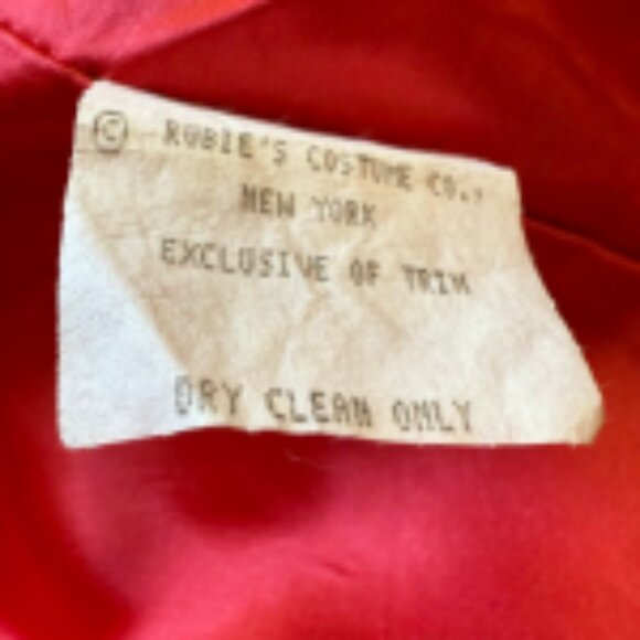 Vintage Rubie's Costume Red Velvet Vest Unisex XL - Picture 5 of 7